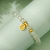 Natural Hetian Jade Fortune Bracelet, Chinese Style Niche Gift for Qixi Festival/Valentine's Day, Gift for Girlfriend
