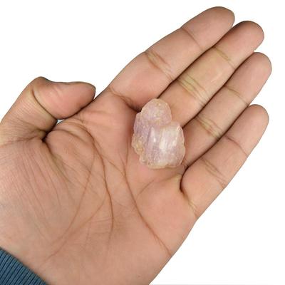 Reiki Crystal Products Natural Crystal Stone Kunzite Cluster Stone, Standard, Kunzite