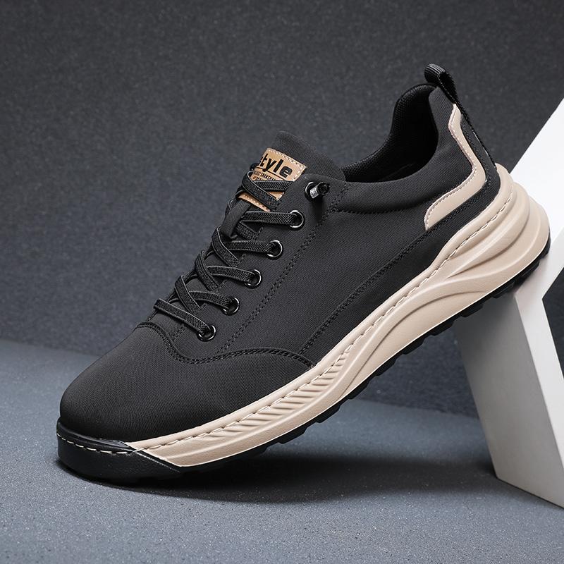 ModeNeuer Trend Lässige Lederschuhe Vielseitige Freizeit Herren-Sneaker Rutschfestes Trekkingschuhwerk Ultraleichte Bequeme Herren-Vulkanisierte Schuhe