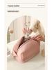 Toast Style Waterproof Makeup Bag: Large Capacity Travel Cosmetic Organizer.