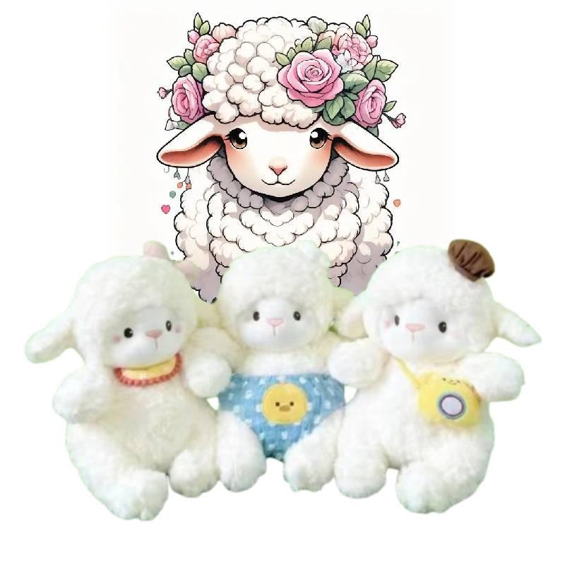 Adorable Betty Sheep Plush Toy Soft And Cuddly Doll For Girls Birthday Gift Or Holiday Present