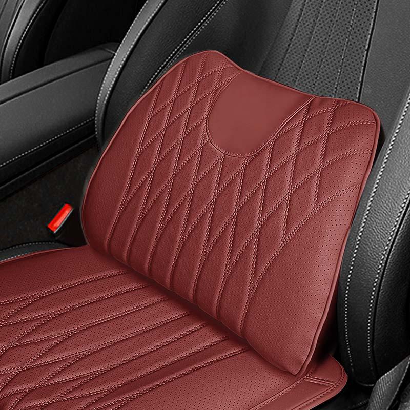 All-Season Nappa Leather Car Seat Cushions & Lumbar Supports for Buick Models: Verano, Encore, Regal, GL8, Velite 6, LaCrosse, and E5.