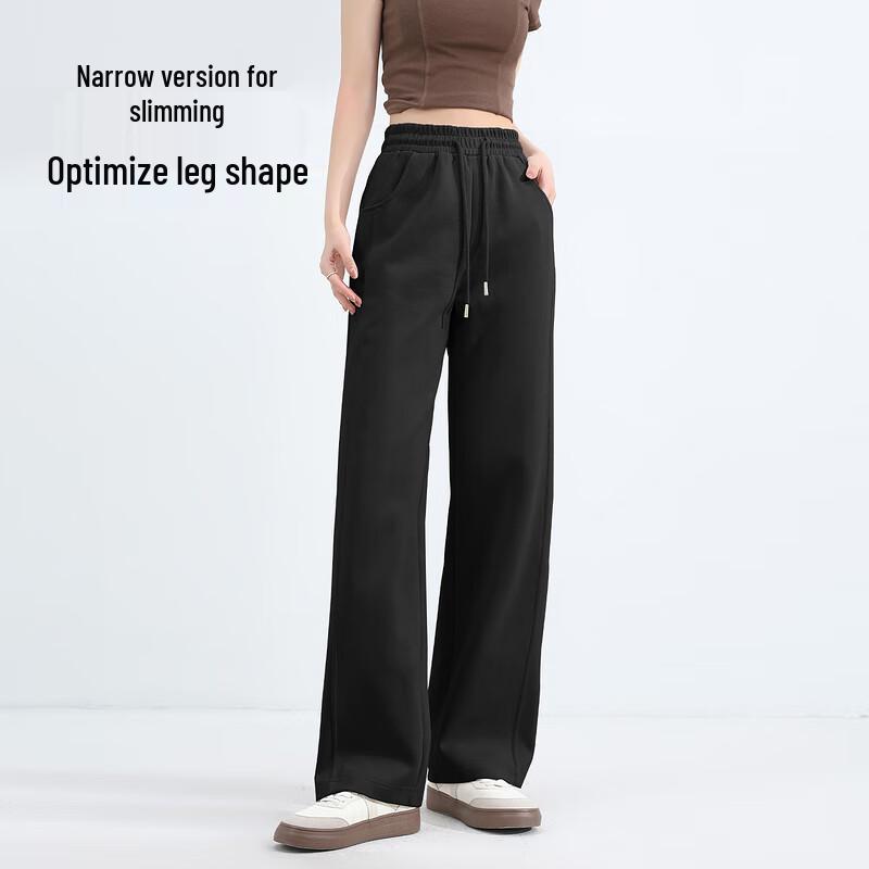 Baleno Women's Spliced Straight-Leg Casual Pants