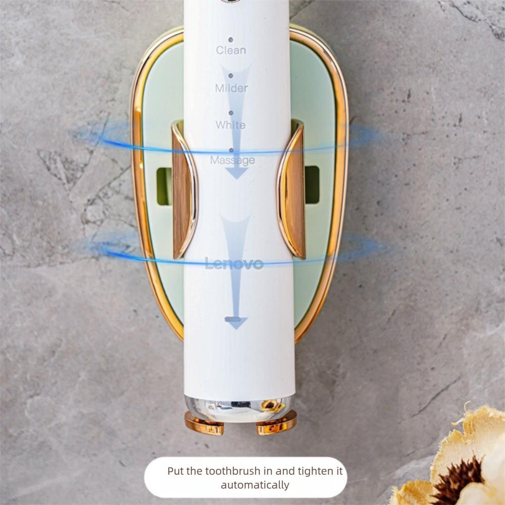 Wall-Mounted Electric Toothbrush Holder Traceless Toothbrush Stand Plastic Toothbrush Base  Adults