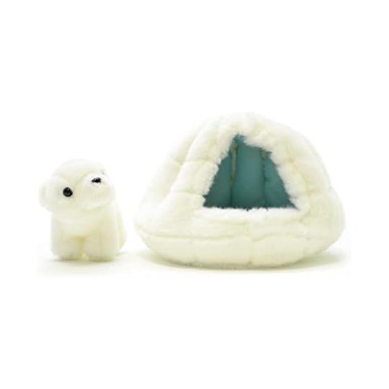 AQUA Plush Marine Eskimo House Мини Белый медведь 00130123