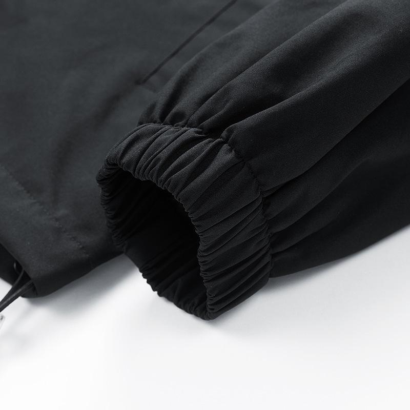 Spring and Autumn Hooded Jacket Men's Korean Style Casual Hong Kong Style Loose Couple Trench Coat Waterproof Jacket