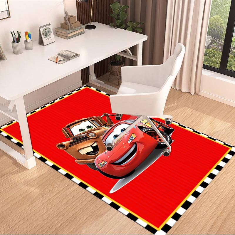 Cars Movie Characters Carpet For Playroom Bedroom Living Room Sofa Home Decorkids Game Area Rug Nonslip Floor Mat