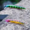 SOUGAYILANG 10Pcs 12.3CM 10G Bait Minnow Fishing Lures Hard Baits Kit for Bass Trout Crankbaits Jerkbaits Fishing Lures
