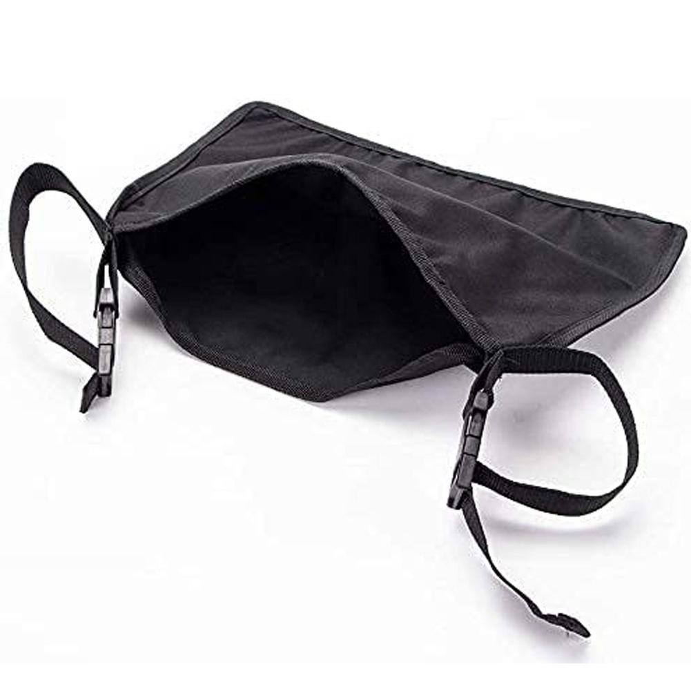 Waterproof Under Wheelchair Storage Bag Oxford Fabric with Secure Zipper and Adjustable 35x27cm for Daily Essentials