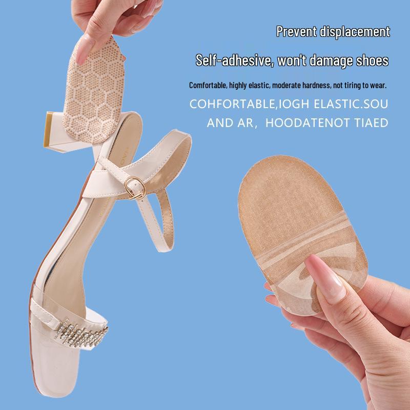 Invisible Silicone Anti-Slip Height Boost Heel Pads - Soft, Breathable & Shock Absorbing