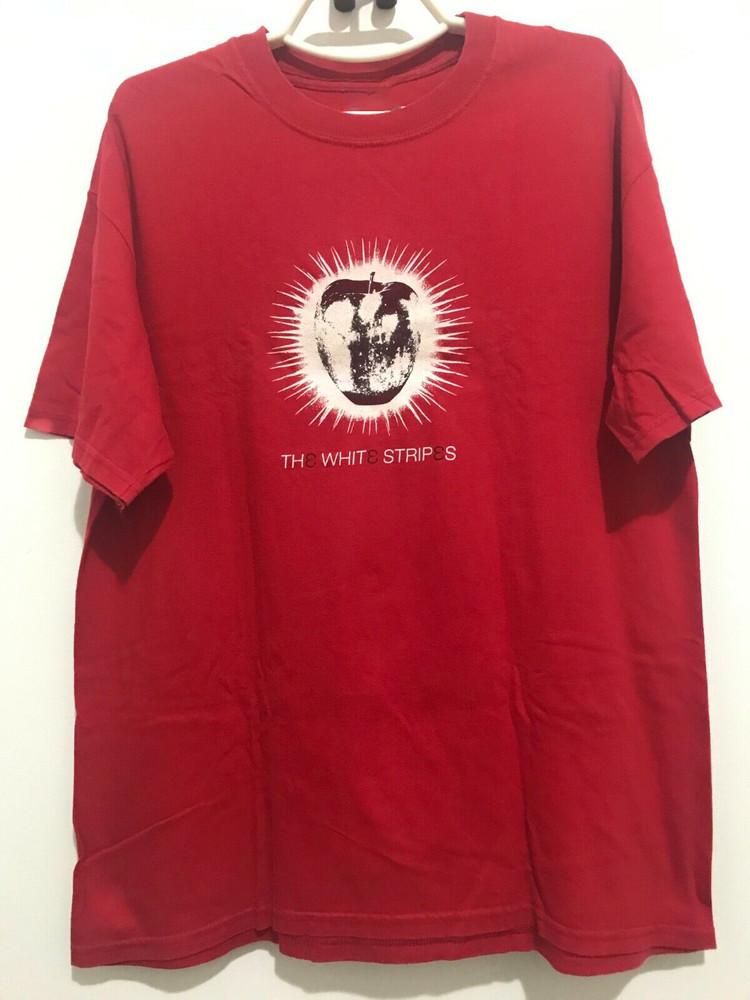 Unisex The White Stripes Rock Tour Concert Short Sleeve  DI716 Unisex T-Shirt XL