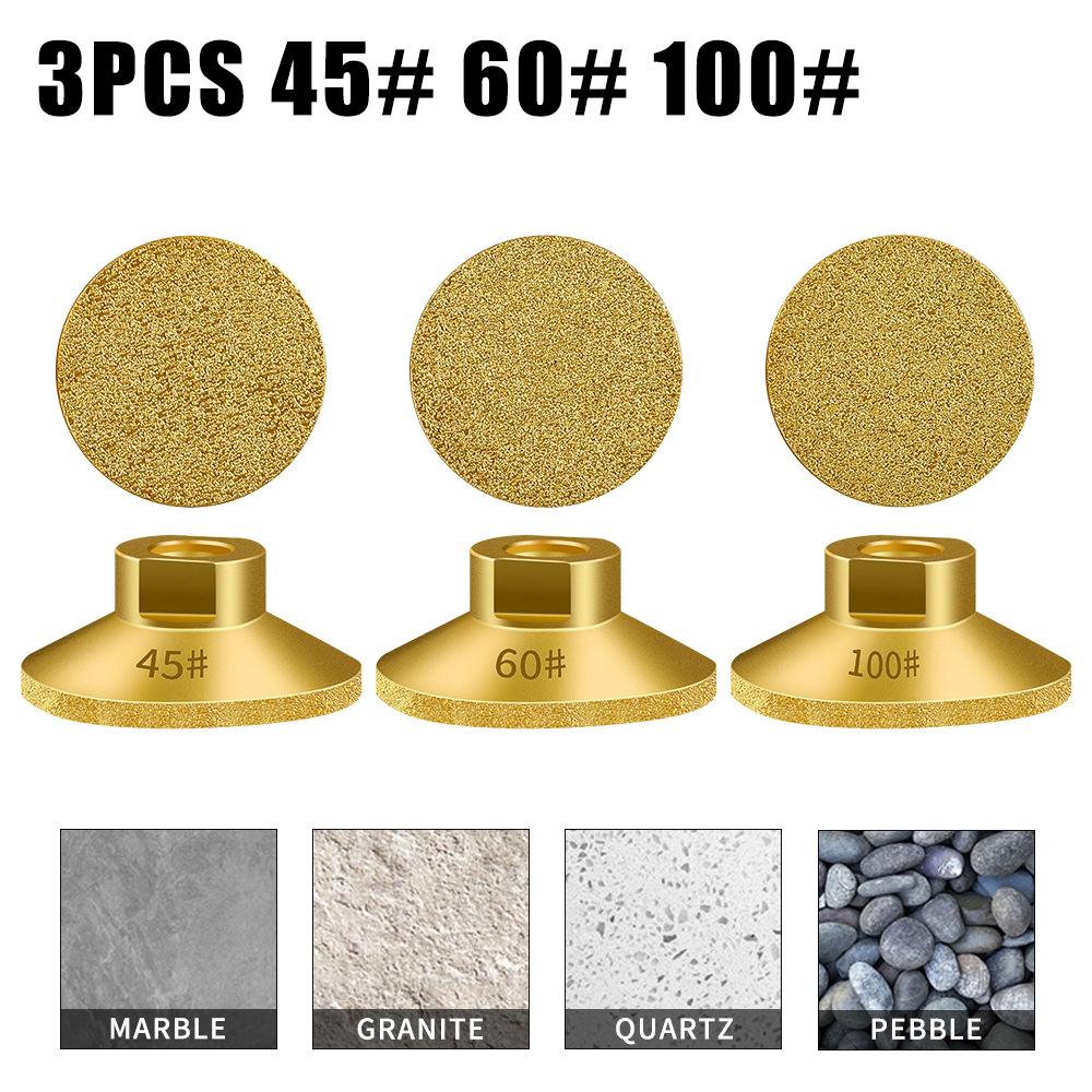 Brazed Flat Grinding Head M10 Flat Grinding Head Quartz Stone Marble Polishing and Grinding Artifact Angle Grinder Brazed Flat Grinding Head