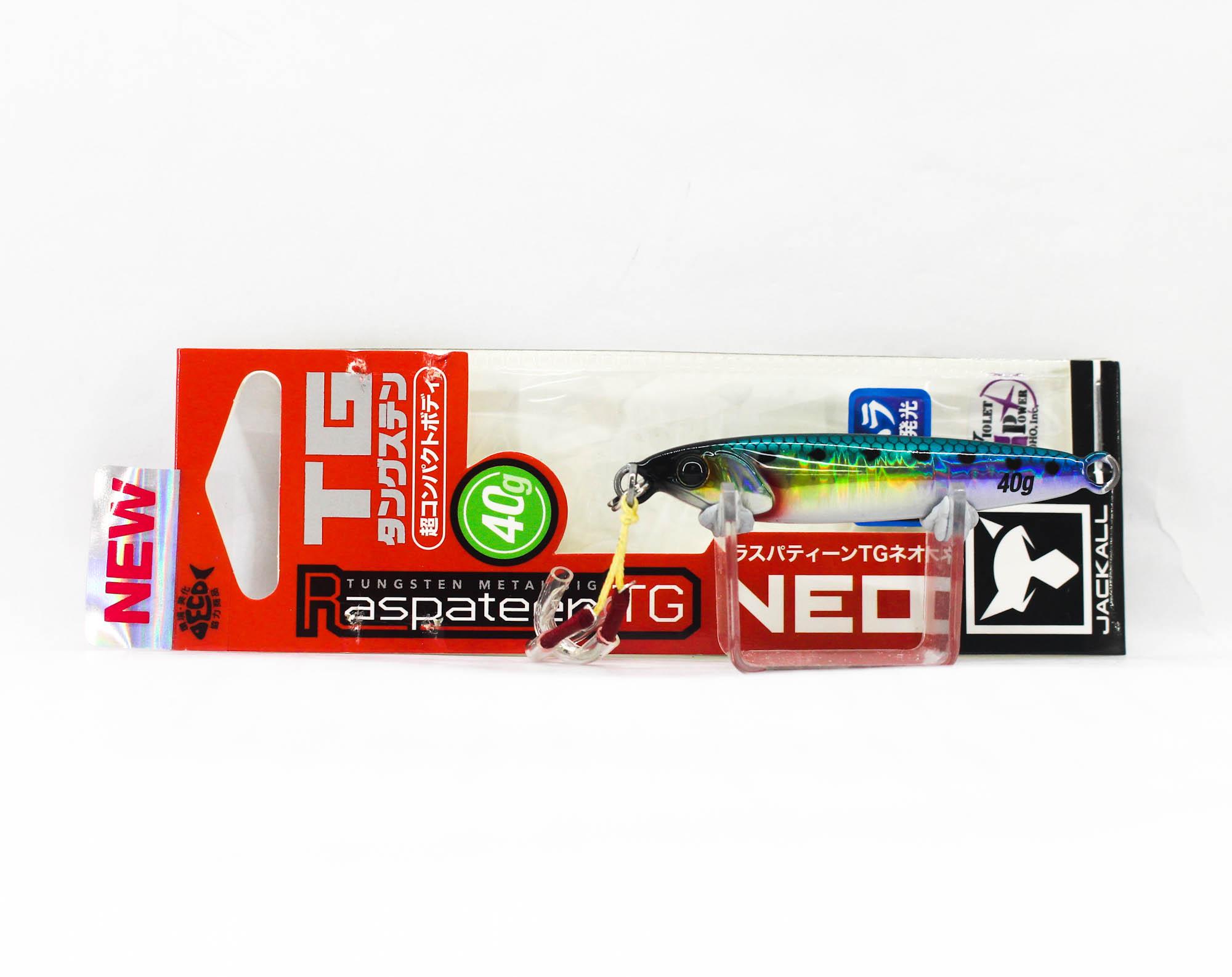 Jackall Metal Jig Raspateen TG Tungsten Neo 40 grams UV Iwashi HL (8456)