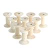 10 Pz Bobine Vuote in Legno per Filo, Cavo, Lavori ad Ago 47mmx31mm