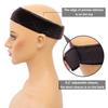 3pcs Wig Grip Band Adjustable Fixing Parting Lace Headband Elastic Velvet Wig Bands