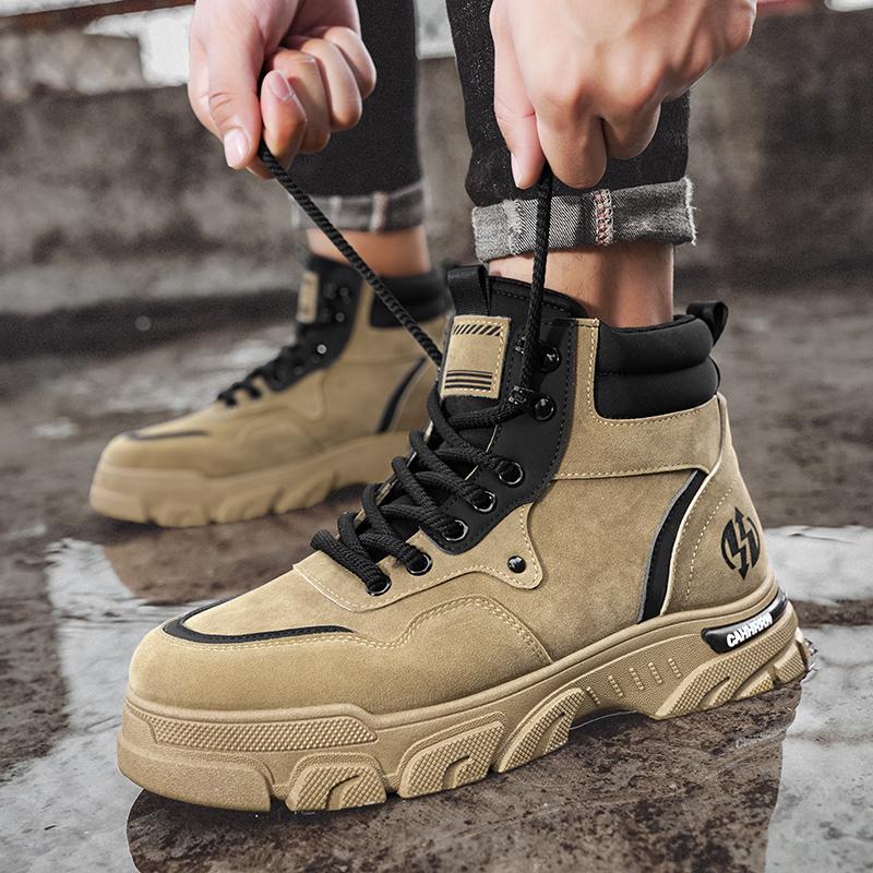 Fashion CYYTL Mens Boots Casual Shoes Cowboy Combat Winter Tactical Motorcycle Chelsea Ankle Leather Work Outdoor Hiking Designer Luxury