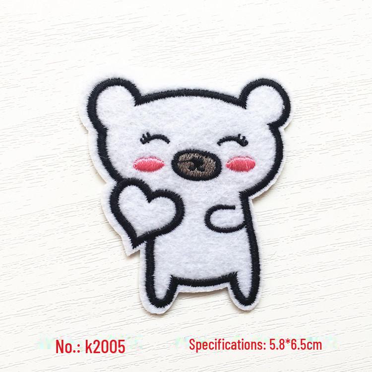 Cartoon Embroidery Patch Set for Clothing: Jeans, Down Jackets, and Repair