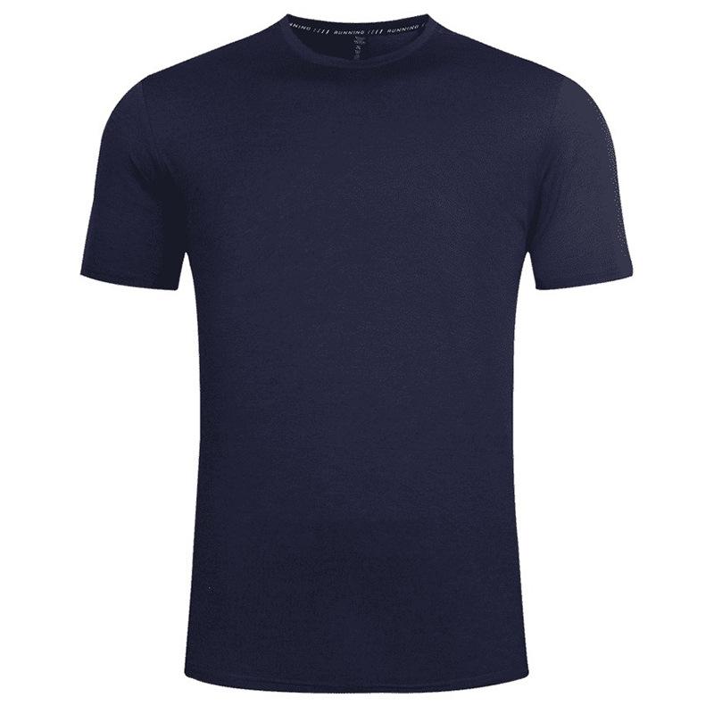 

Quick-drying clothes running sports fitness men s breathable T-shirt short-sleeved knitted sweater spring new products 3XL королівський синій колір