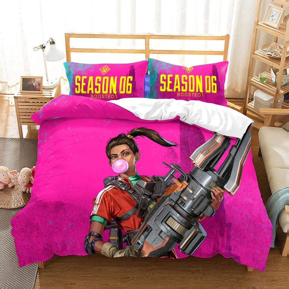 Comforter Game Characters Apex Gamer Apex Bedding Sets For Teenagers & Adults 3D Printed