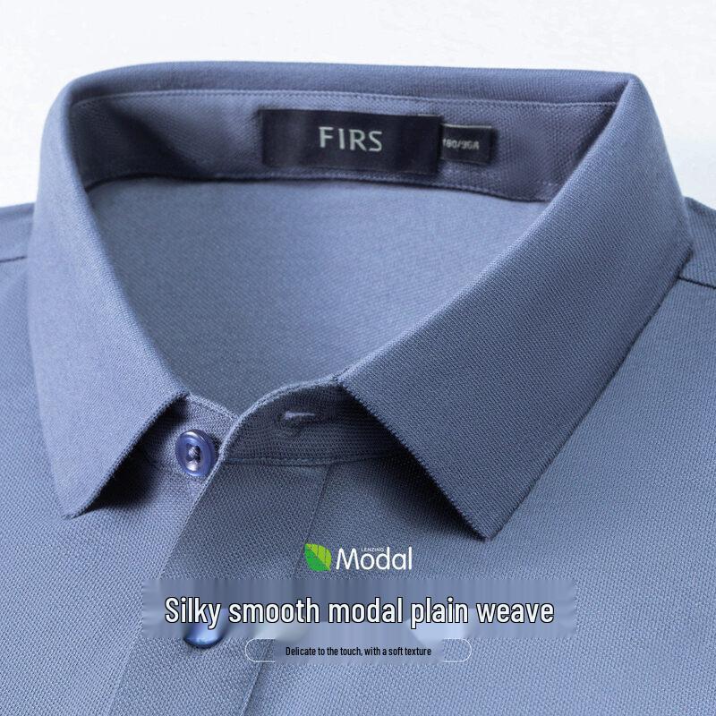 Men s Modal Smooth Short Sleeve Polo Shirt 3XL