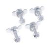 4 Pcs Hook Tie Down Rope Kit Anchor Point M8*30 Aluminum Alloy Rail Accessories For Boat Truck Airline Rail Trailer