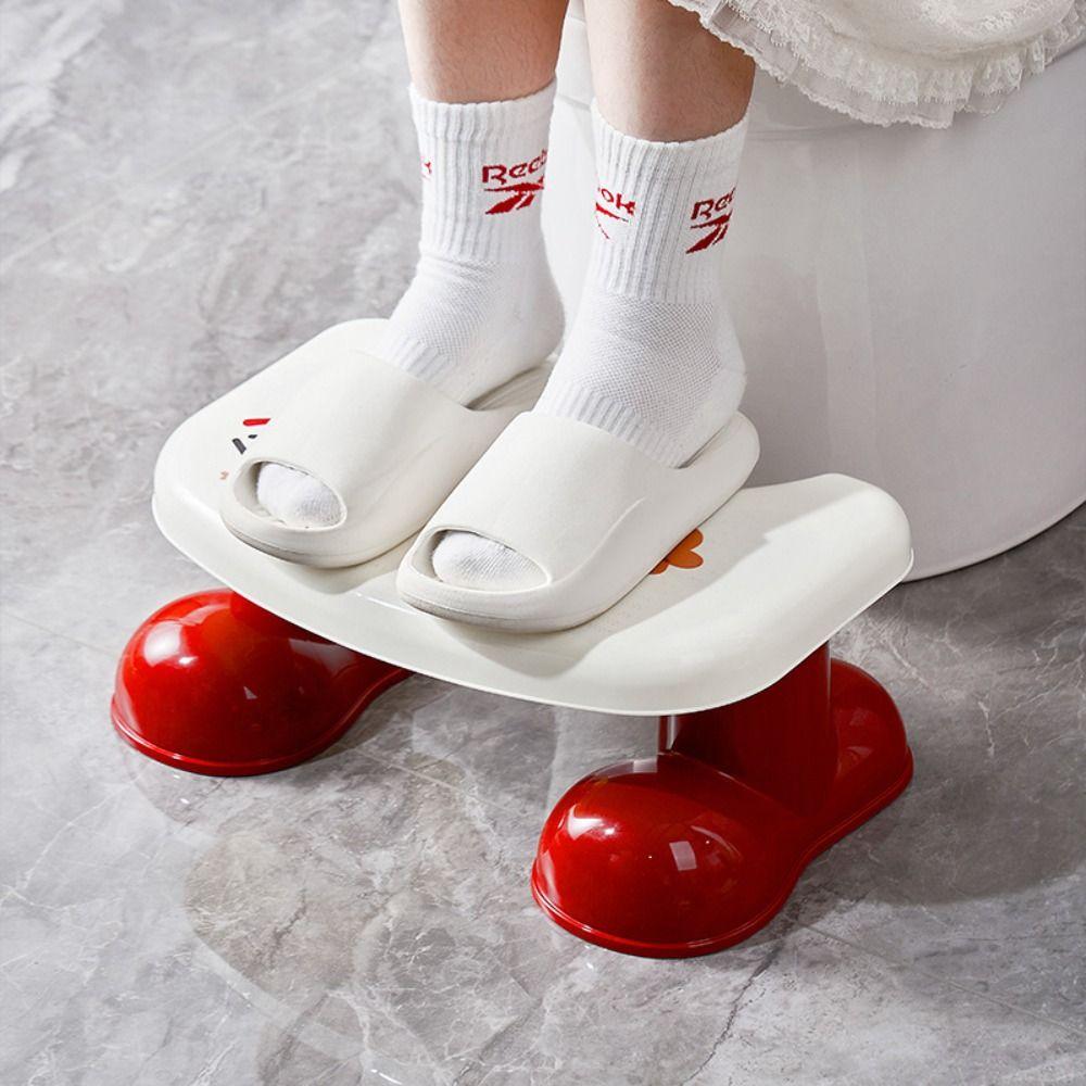 Portable Cartoon Toilet Squat Stool Removable Durable Toilet Seat Stool Non-slip Toilet Footstool Bathroom Accessories