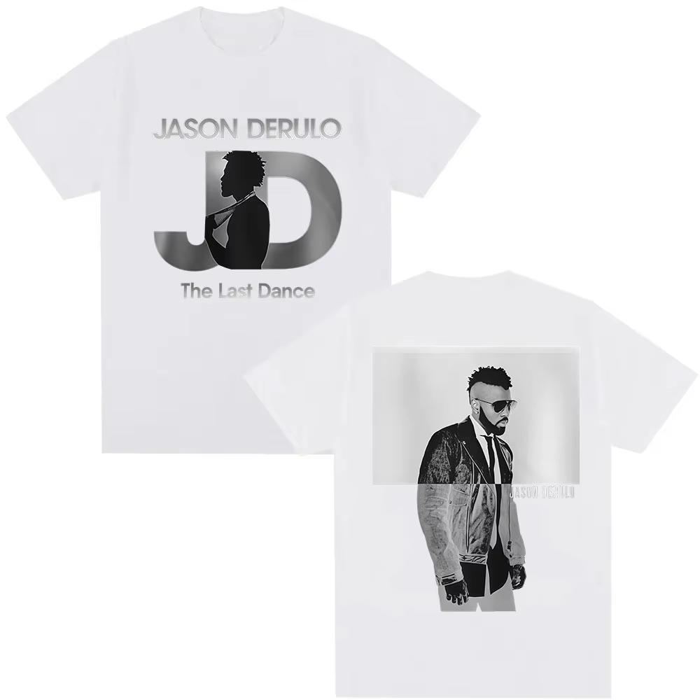 Jason Derulo The Last Dance Tour 2026 Graphics Shirt Unisex Y2k Hip Hop Style Summer Unisexs Women Short Sleeve Tshirt Fan Gift