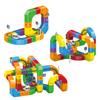 DIY Assembly Electric Magic Track Cube Building Toy Anti-Gravity High-Speed Train Model Creative Christmas Gift for Kids