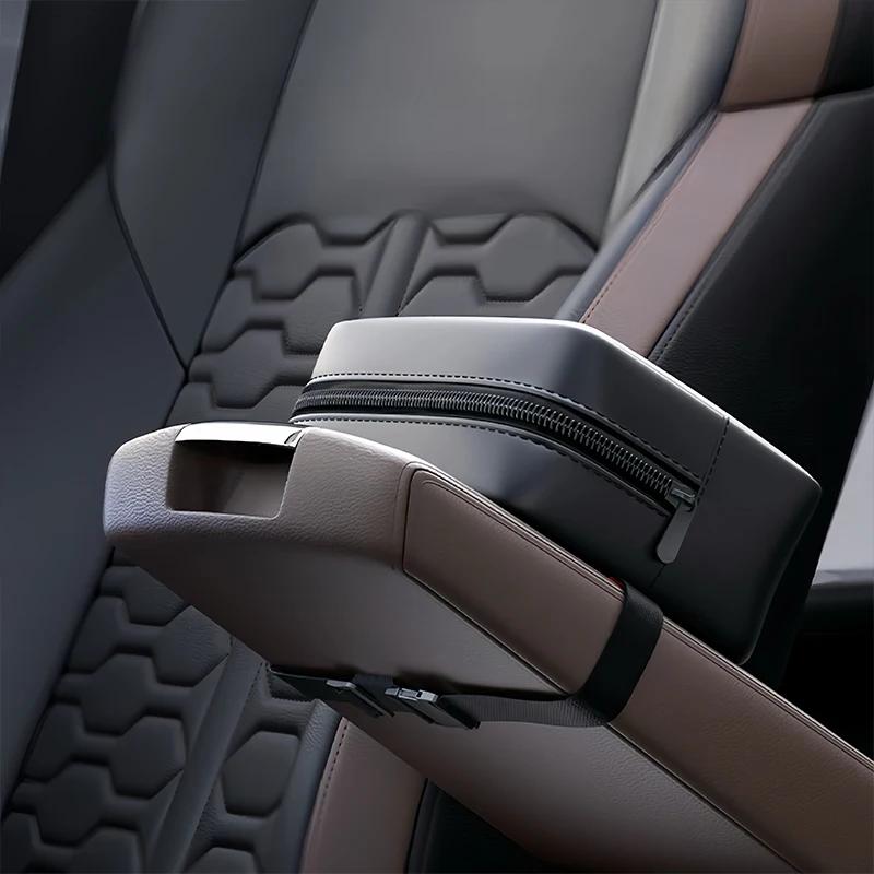 GLC GLB Leather Car Seat Tissue Box Storage Bag Tool For Mercedes Benz AMG W203 W206 W220 W205 W211 W212 W201 W210 W108 W168 GL