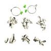 140 Pcs Dentist Tools Set With Silicone Dental Wedge Contoured Metal Matrices Band Resin Clamping Ring For Dental Work