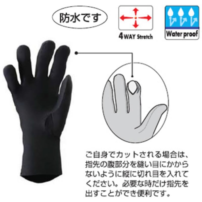 LITTLE PRESENTS Ocean Gloves L OA-21