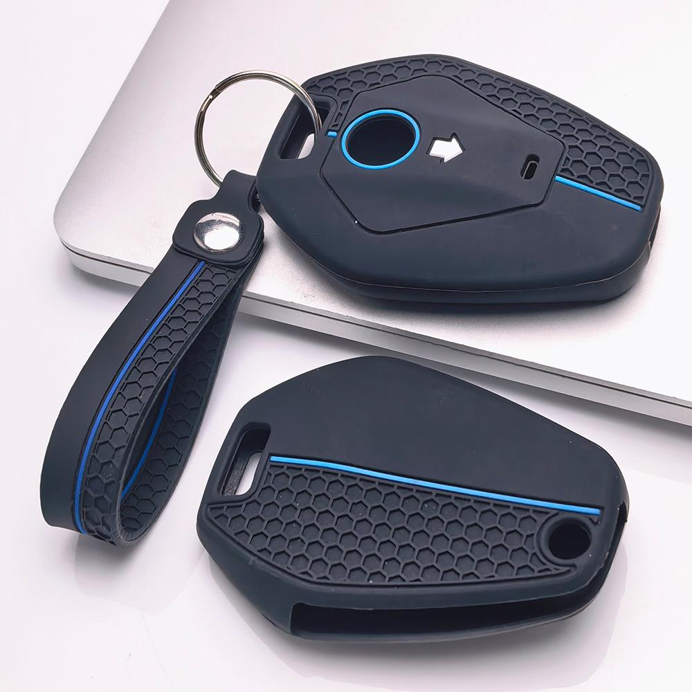 Key Fob Cover for BMW R1250GS R1200GS Motorrad F850GS F750GS K1600B K1600GT K1600GTL with Keychain Anti-Scratch Surface Shockproof Structure