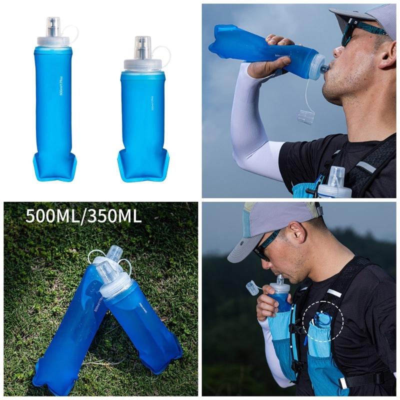 Outdoor Water Hydrations Bottle Soft Flasks Running Light Weight Water Bottle Folding Water Bottle for Outdoor Sport