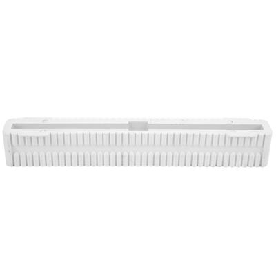 8 Inch Lightweight Surfboard Fin Box PVC Longboard Wakeboard Fin Box Big Tail Rudder SlotsWhite
