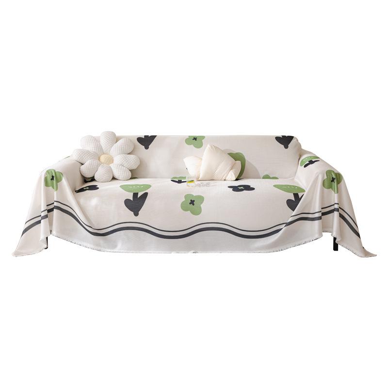 Eisseiden Sofabezug 2025 neu kühles Sofahandtuch Vollabdeckung einteilig High-End rutschfeste Sofamatte