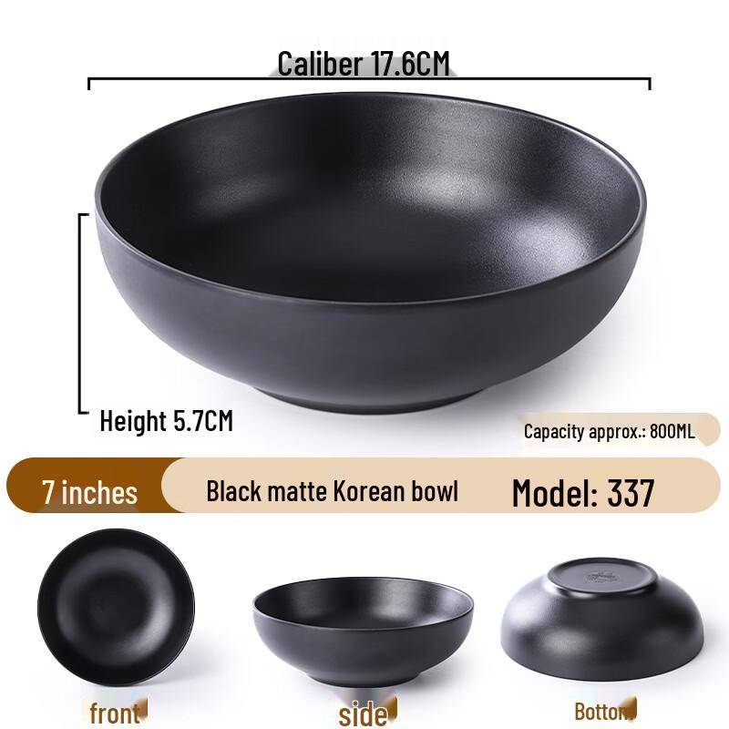 7-inch Korean Style Melamine Bowl Set