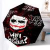 1pc Why So Serious? Umbrella with Plastic Handle,Suitable for All Seasons Travel Outdoor Multi-functional UmbrellaDCS028