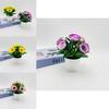 Peony Artificial Mini Potted Flowers For Indoor Home Styling Session Photography