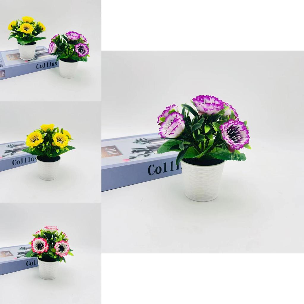 Peony Artificial Mini Potted Flowers For Indoor Home Styling Session Photography