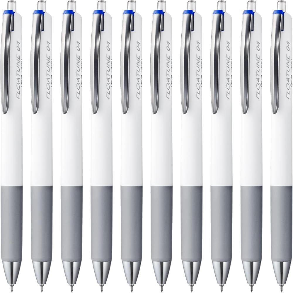 Pentel BZN204-C Oil-based Ballpoint Pen, Flow Tune, 0.4mm, Blue