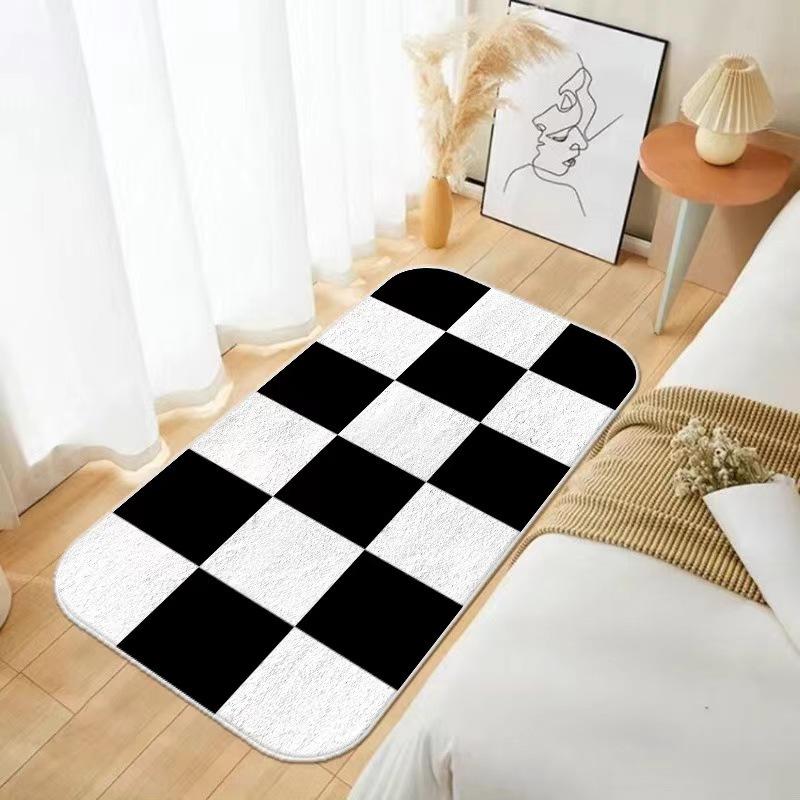 Cartoon Imitatie Kasjmier Tapijt Kinder Geluiddicht Vlekbestendig en Makkelijk Schoon te Maken Slaapkamer Bijzettafel Tapijt voor Huisdecoratie 40X120CM (1.3X3.9FT