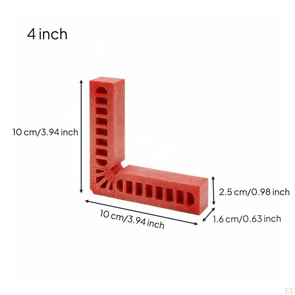 90 Degree Positioning Square Clear Scale Corner Clamp Sturdy and Right Angle Clamping