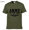 Army Of The Lord Christian Jesus Christ Unisex And Unisex Couples Matching Tshirt Novel Style Custom Printing T Shirt Plus Size