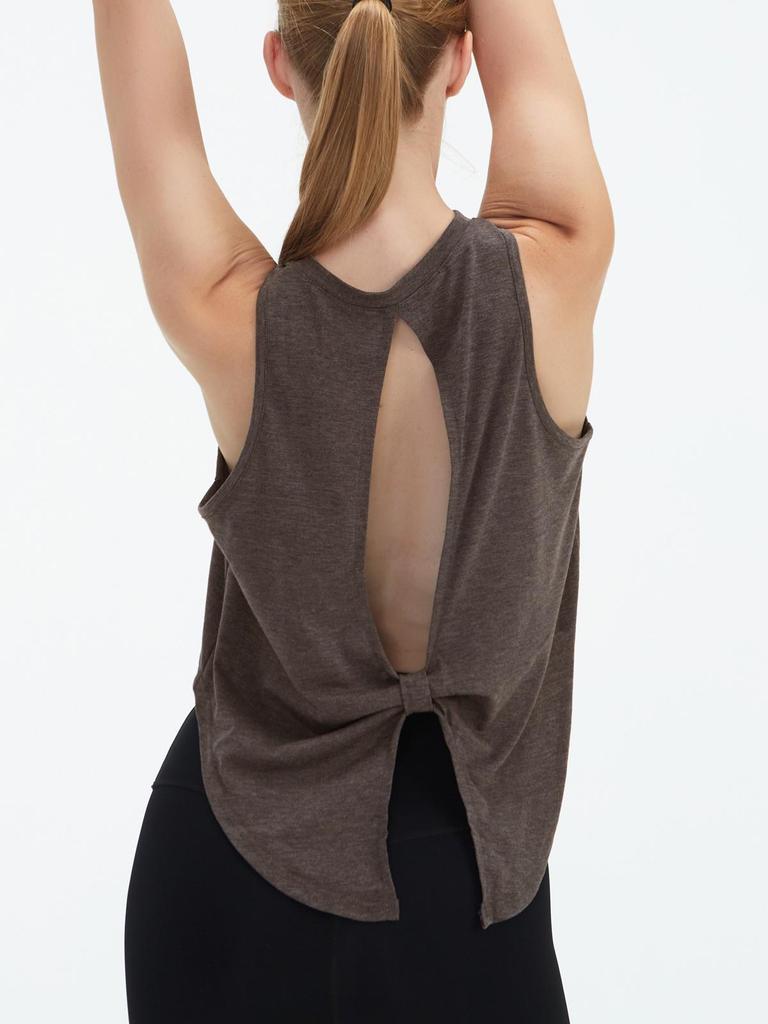 Women's Cross-Border Outdoor Sports Vest: Loose Swallowtail Fitness Yoga Top