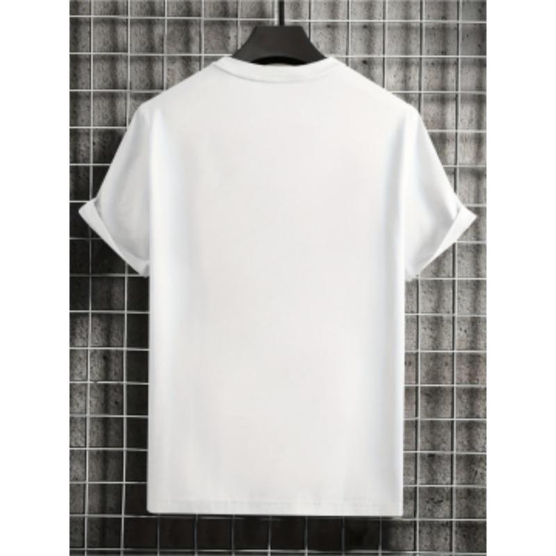 European sizes This Stylish Casual T-Shirt for Men Comes in Colors of Black, Gray, Blue, Navy Blue And Whitefloral Print