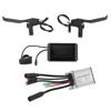 36V 48V 250W 15A Motor Controller LCD8H Panel Thumb Throttle Kit for Road Bikes Mountain Bikes
