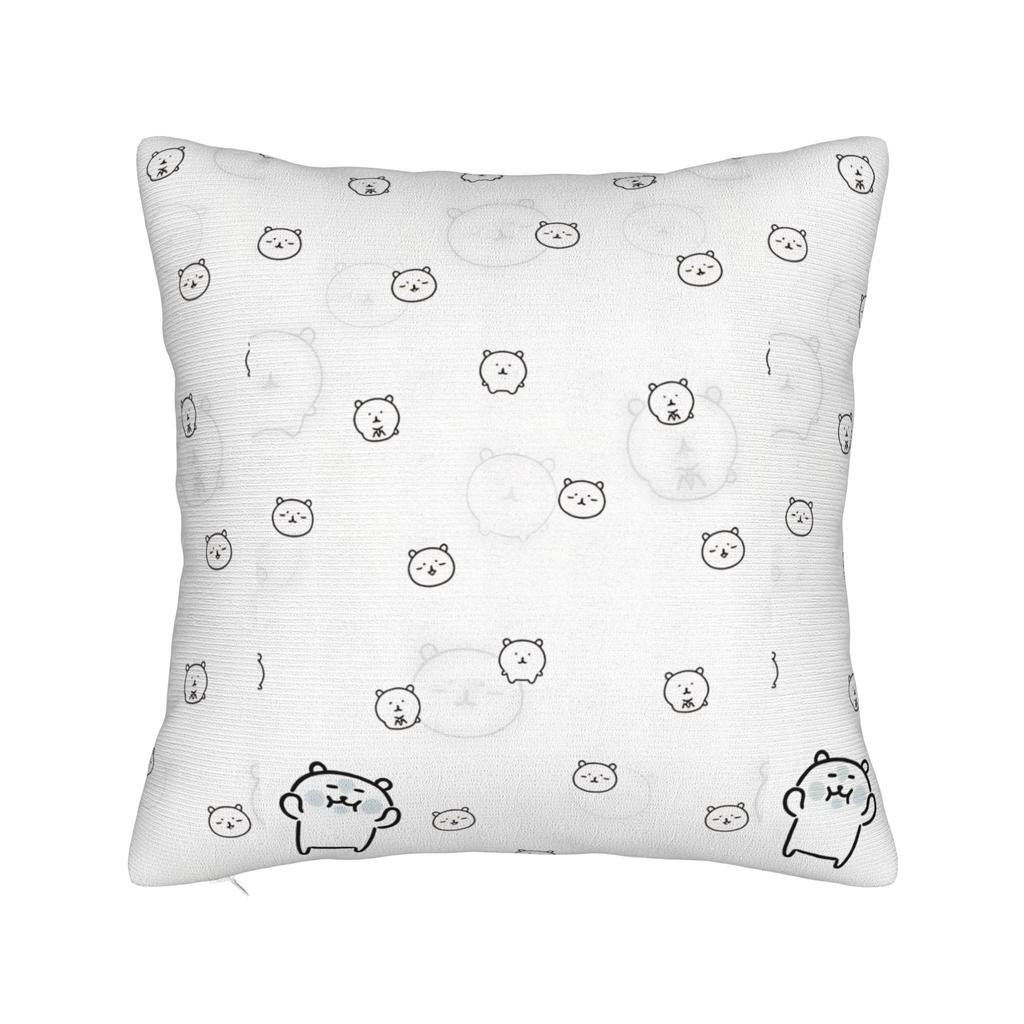 Pillow Case Joke Bear Print Pillow Cover For Office Car Home Decor Kawaii Pillowcases