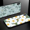 Girls Boys Watercolor Painting Mountain Flowers Pattern Case