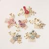 Beautiful Wedding Bride Hair Jewelry Hair Combs Flower Hair Pin Leaves Tiara Bridal Clips