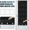 24 Large Pockets Upgraded Over The Door Shoe Organizer Enhanced Hanging Solution Holder Closets Shoe Cabinets For Everyone